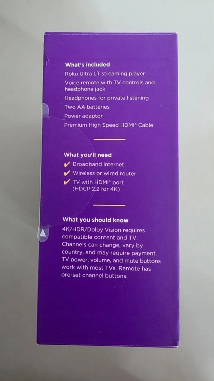 Streaming Roku Ultra LT4K HDR  - Foto 4