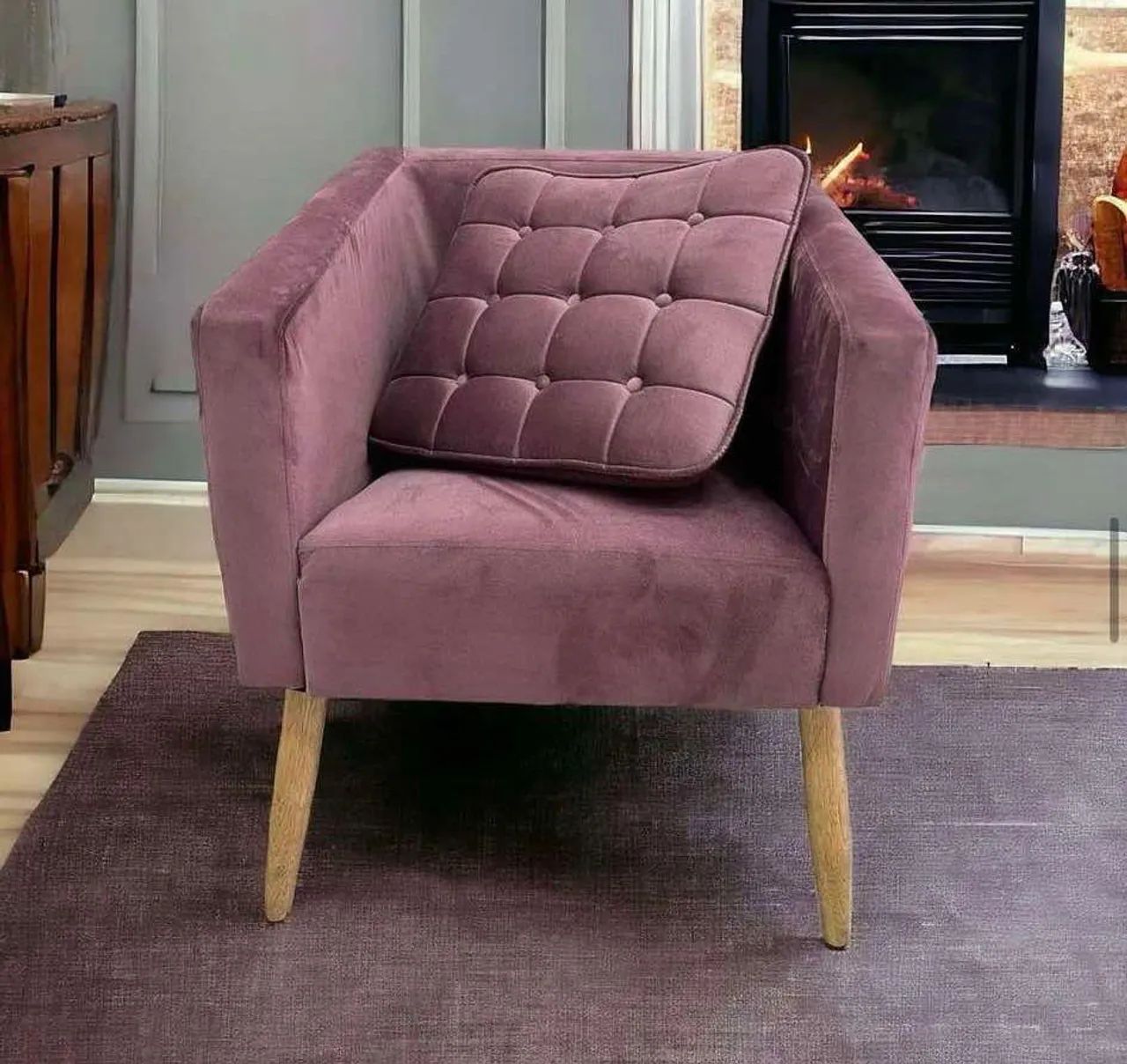 Poltronas de veludo rosa -  Conforto e elegância! - Foto 2