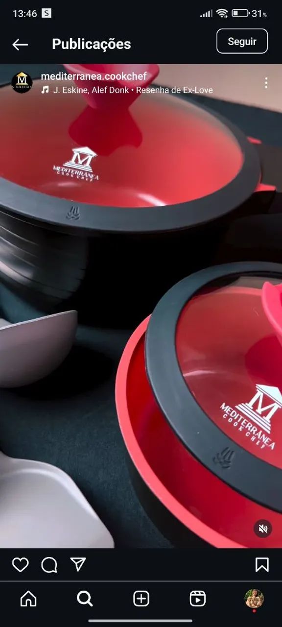 Jogo de Panelas Mediterrânea 15 Peças - Foto 2