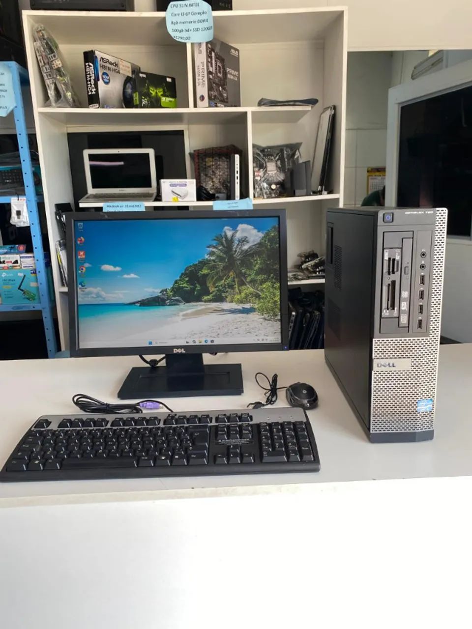 computador completo dell 790 core i5 2ªger/8gb mem/320gb+120gb ssd/tela 19 pol garantia nf - Foto 3