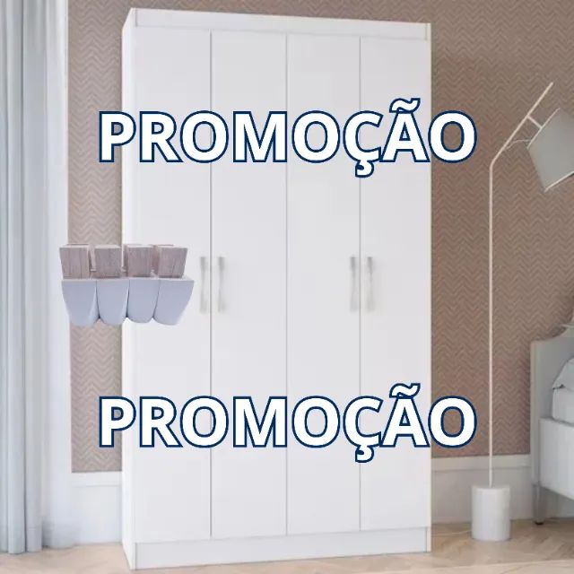 Guarda Roupa de Solteiro Novaes - Monta na Hora - Foto 2