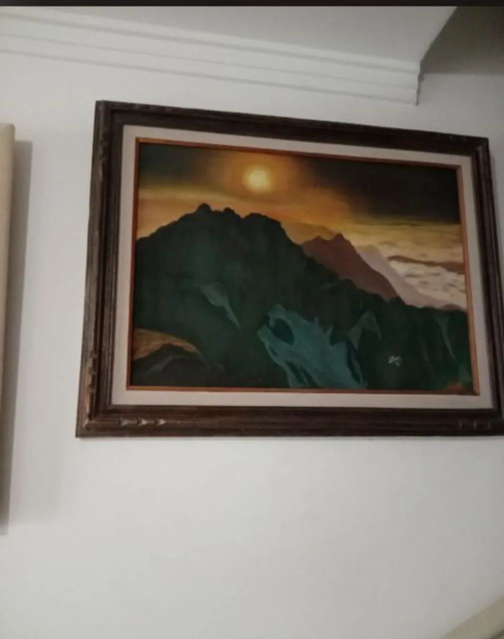 Quadro antigo oleo sobre tela - Foto 2