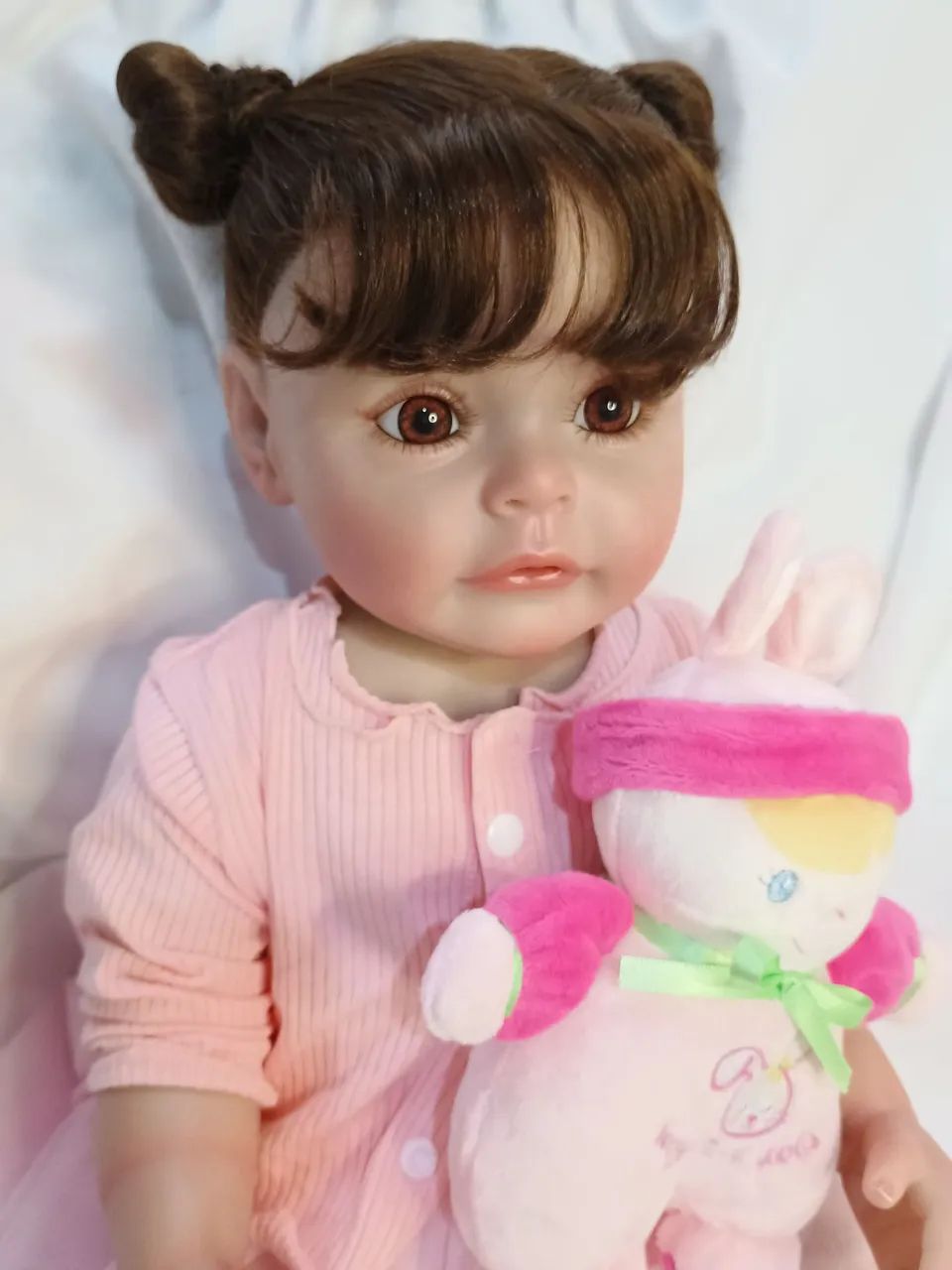 Boneca Cabelo Castanho - Foto 2