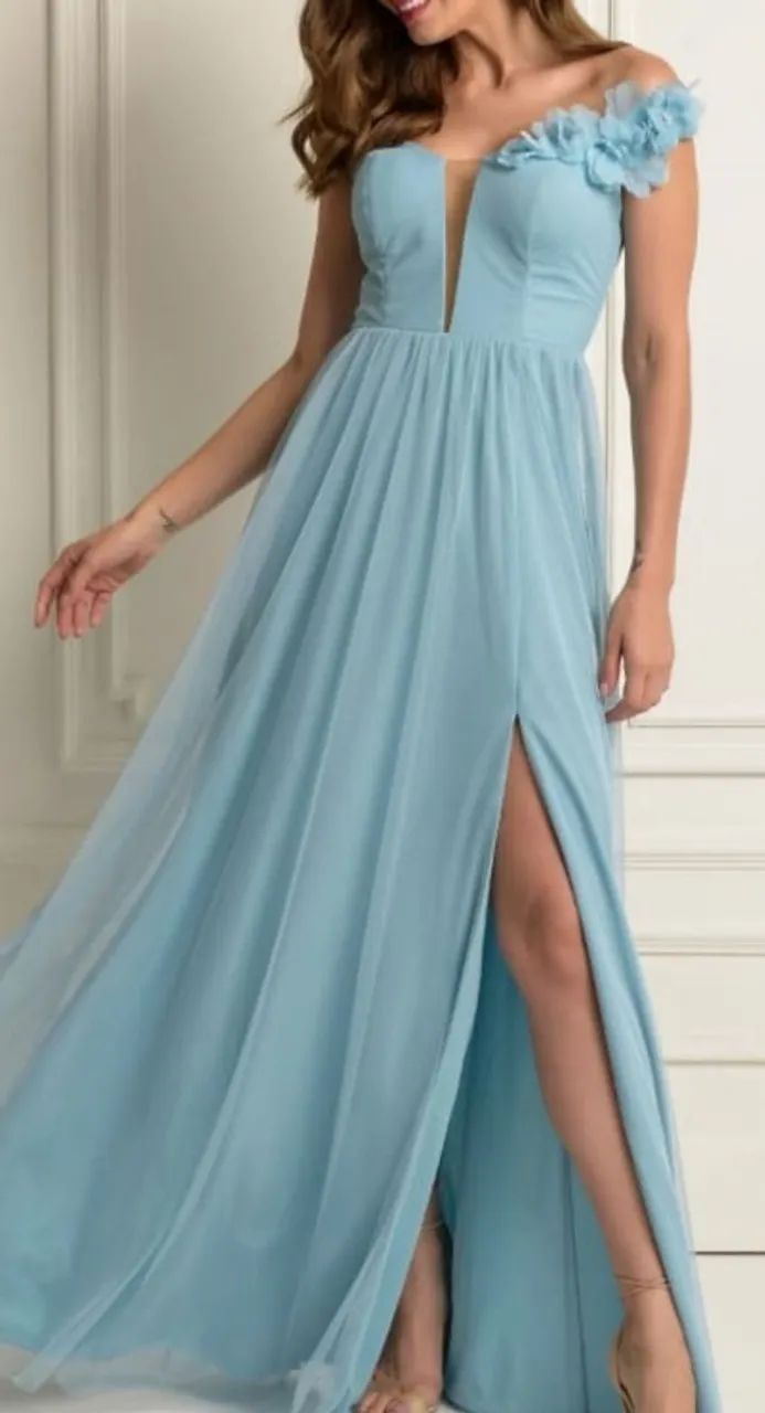 Vestido de festa usado só uma vez