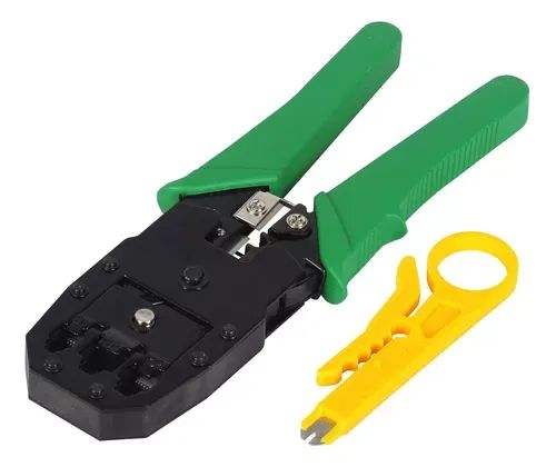 Alicate Crimpar Rj45 Rj11 Cabo De Rede Desencapar - Foto 5