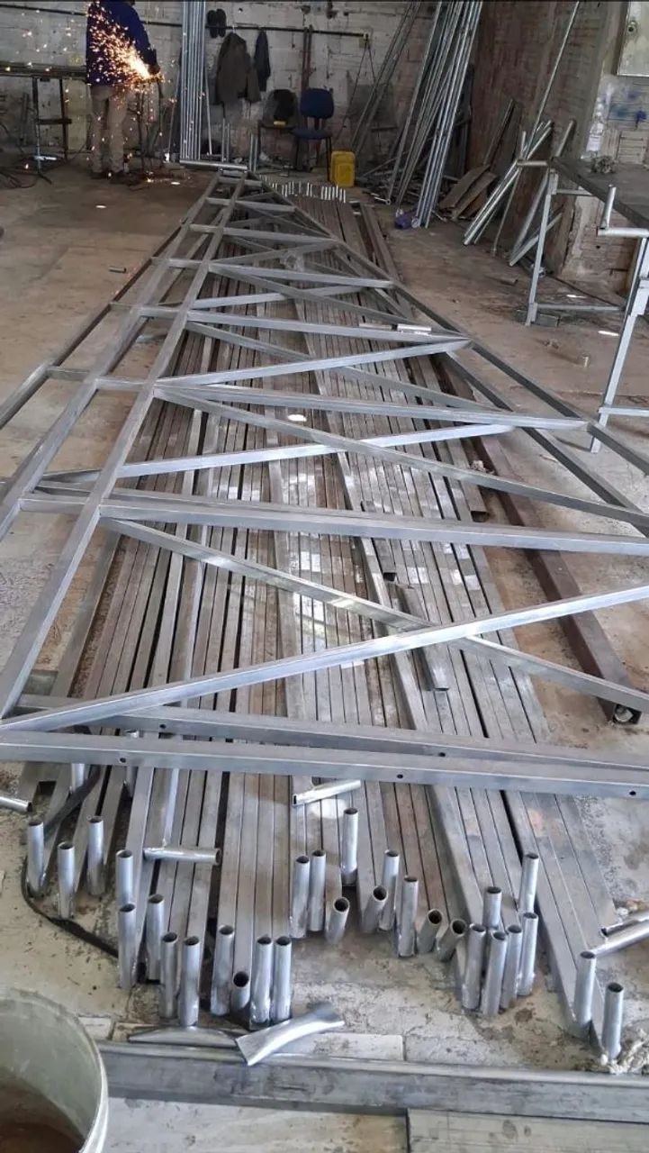 Fabricação de Tenda 15x15 duas águas  - Foto 2