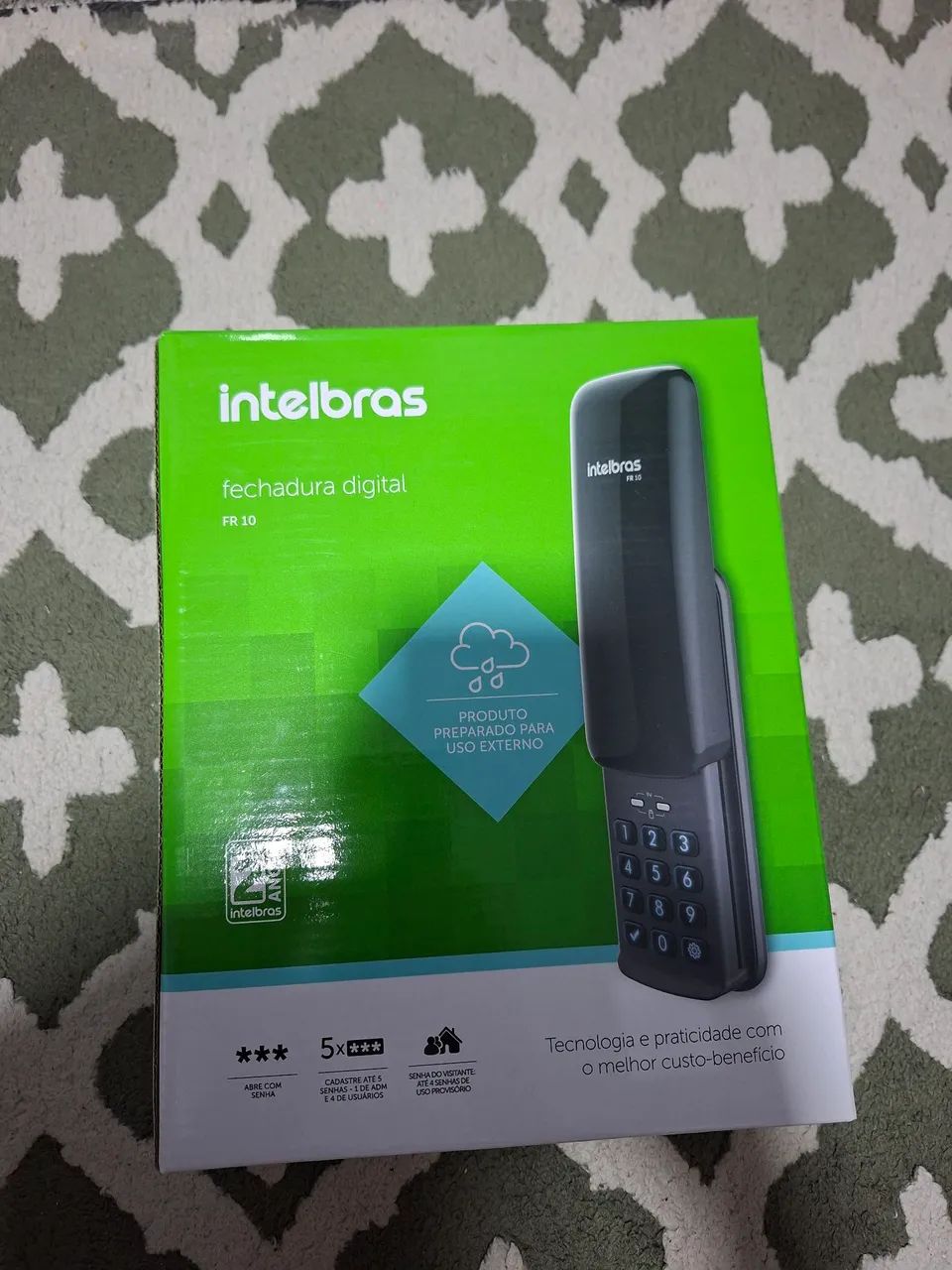 Fechadura eletrônica intelbras 