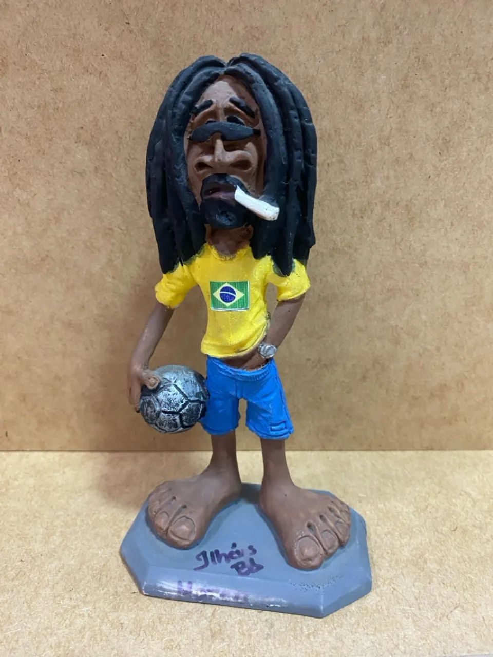 Bob Marley Estatueta artesanal
