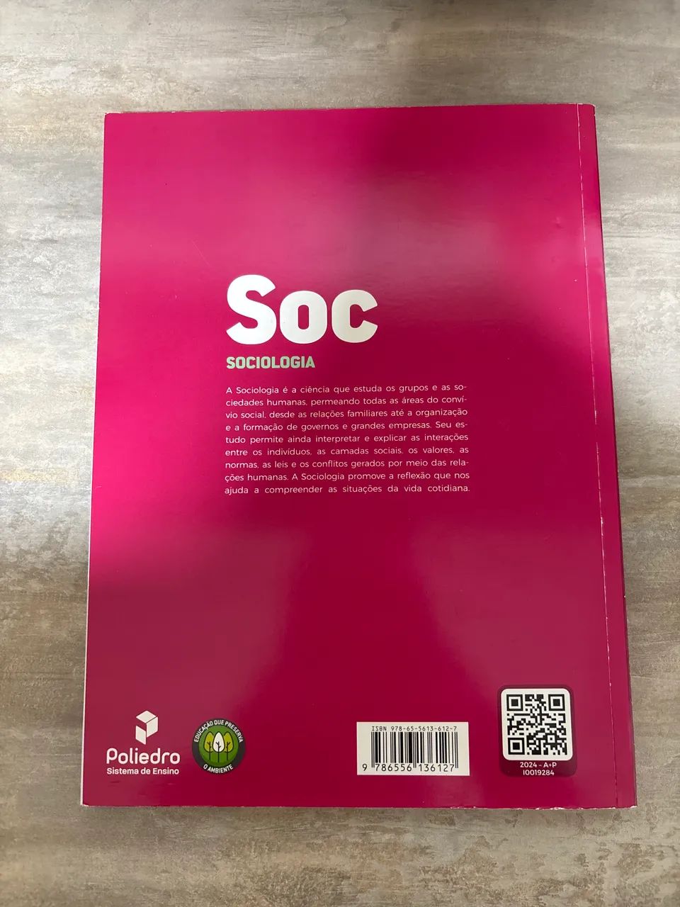Livro poliedro pré vestibular sociologia 2024 - Foto 2