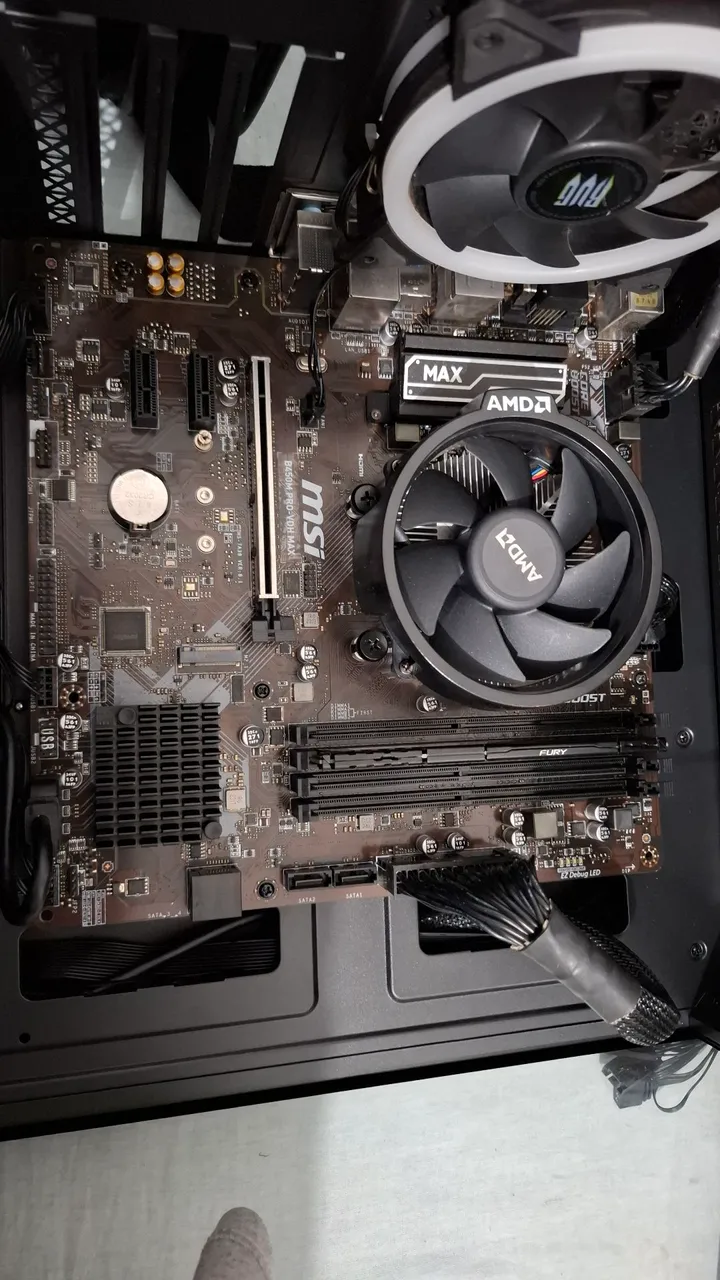 Kit Ryzen 5 2600 + B450M + 8Gb