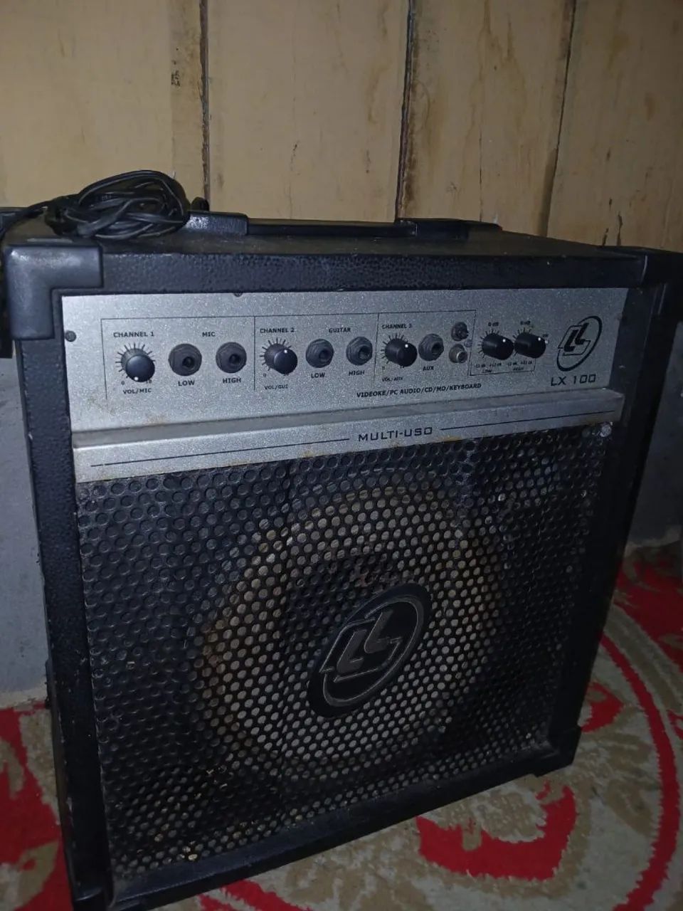 Caixa de Som Amplificada Multiuso LX 100 - Foto 2