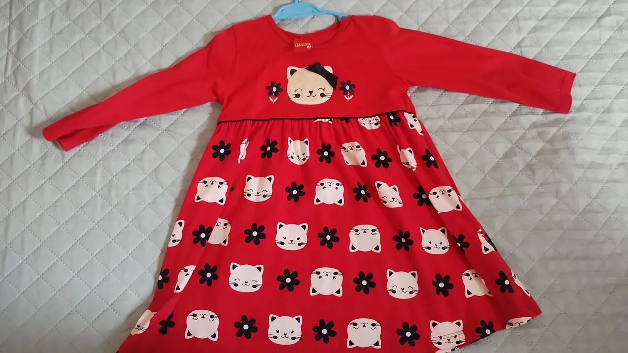Vestido para meninas