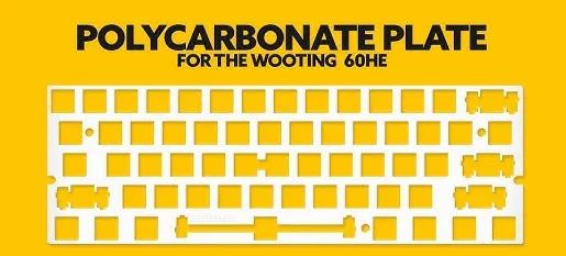 PC Plate Kit Wooting 60HE (Policarbonato) - Lacrado - Foto 2