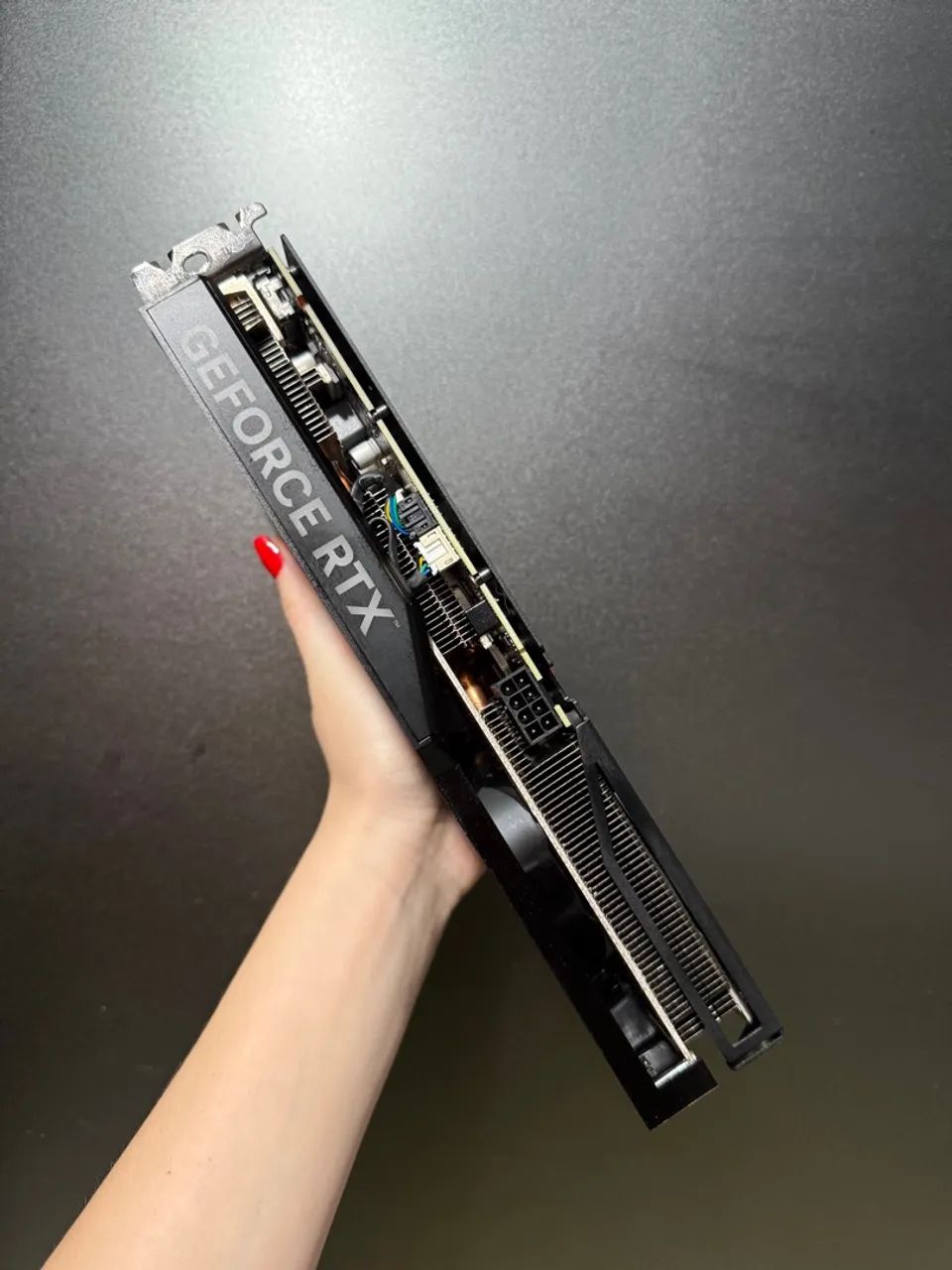 PLACA DE VÍDEO GALAX RTX 4060 TI 8GB OC 1 CLICK- NOVA GARANTIA DE 1 ANO  - Foto 3