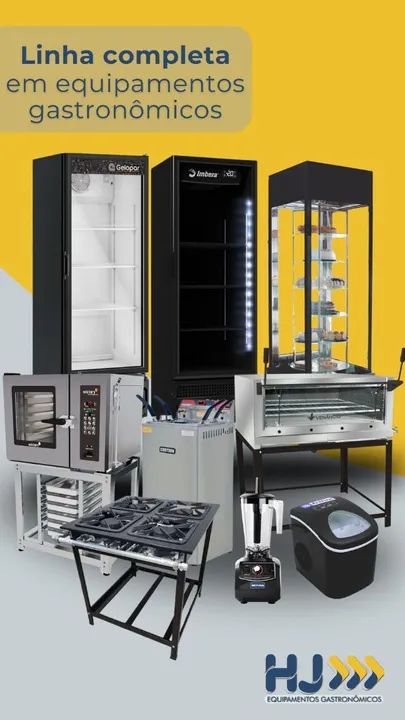 Linha completa de equipamentos para restaurantes