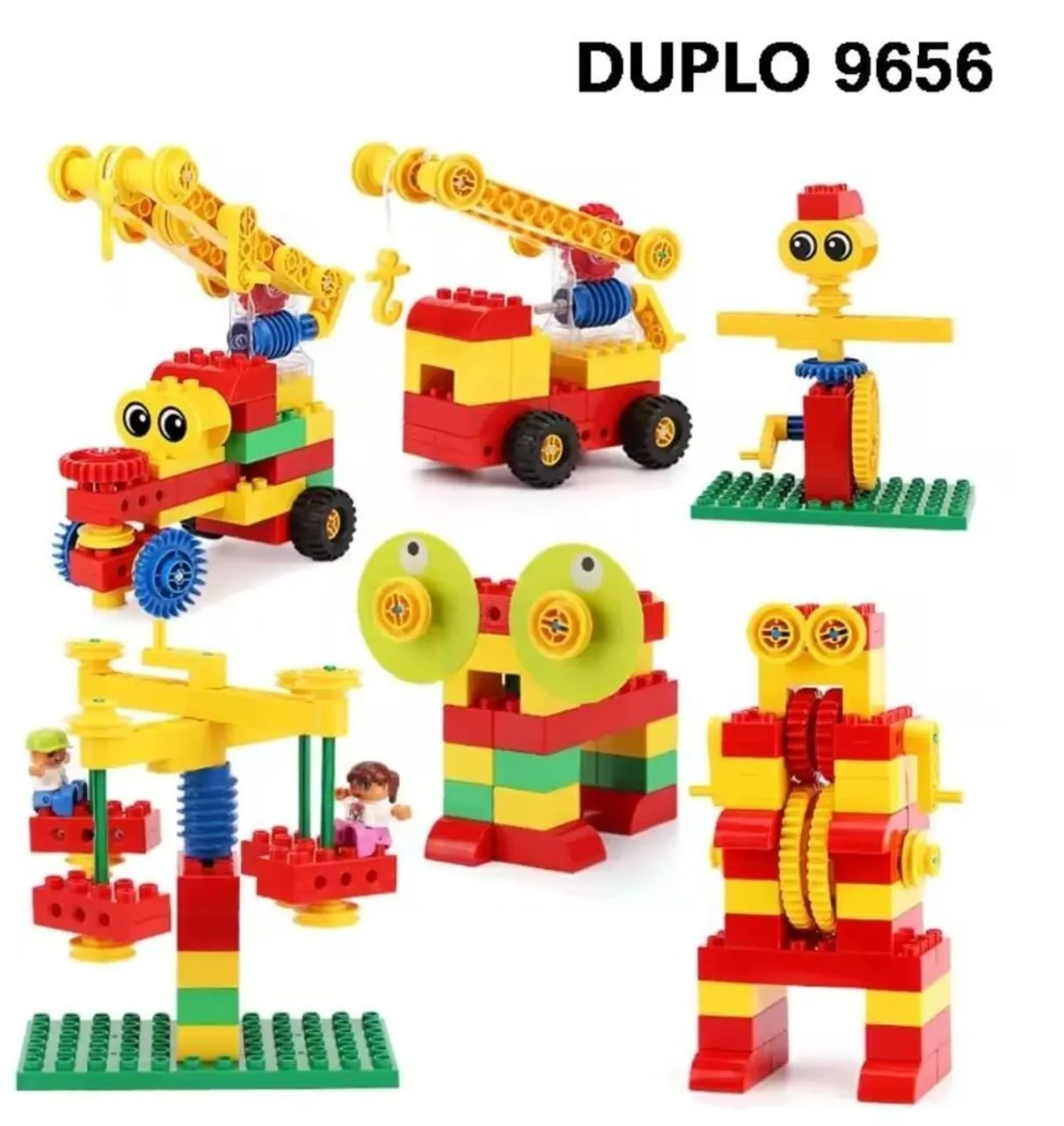Kit lego duplo - máquinas simples - lego 9656