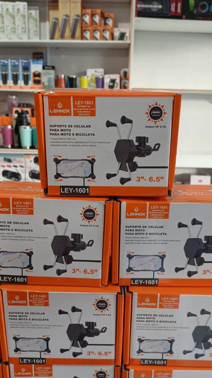 Suporte de Celular para Moto e Bicicleta LEY-1601