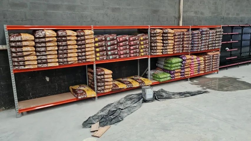 mini porta pallet 500kg laranja - Foto 2