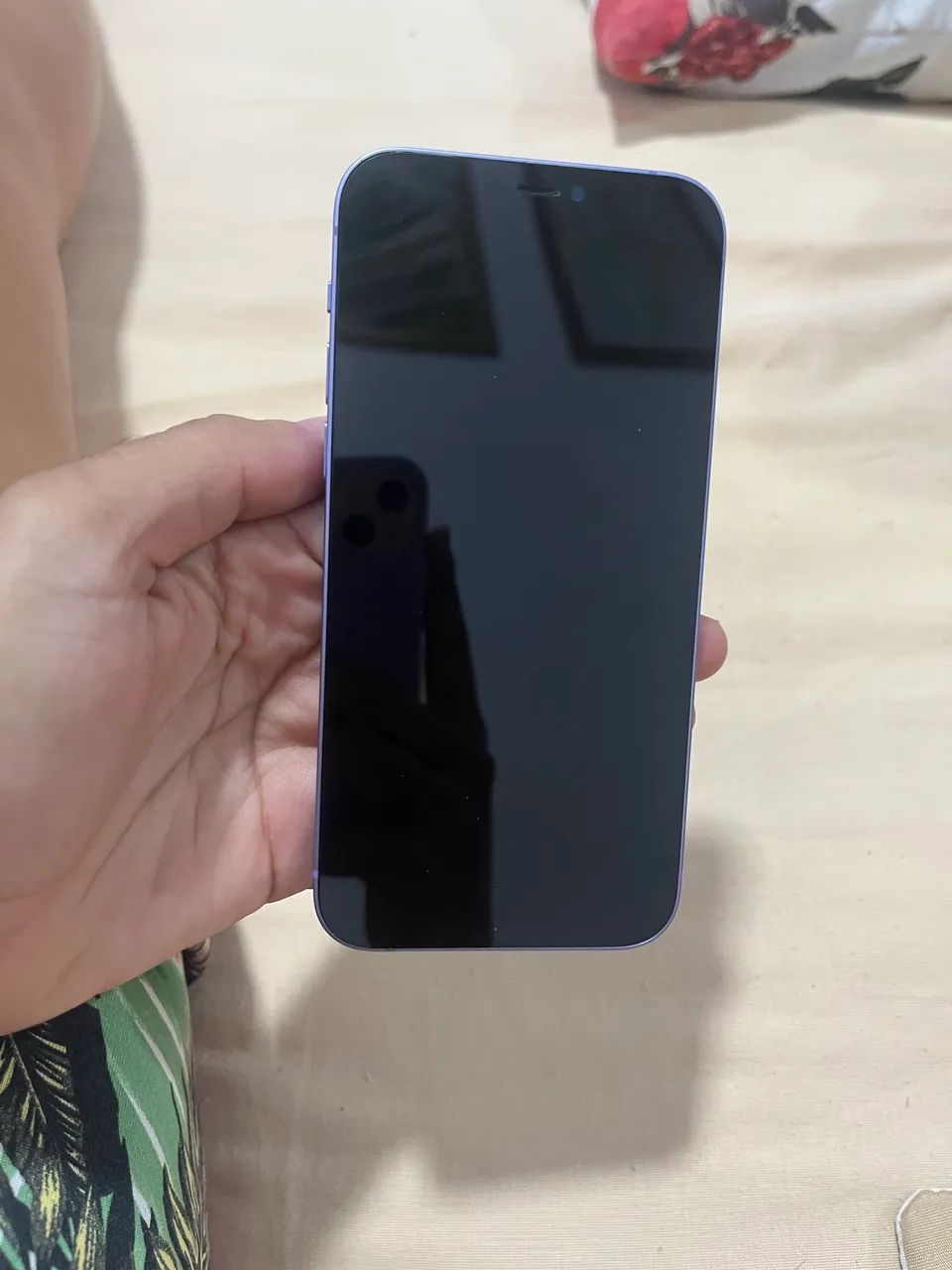 Vendo iPhone 12 64GB Lilás - Foto 4