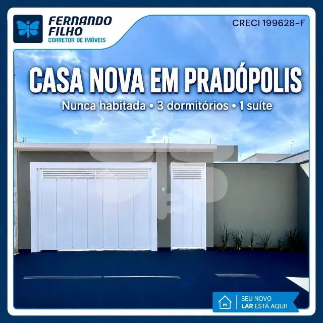 CASA NOVA EM PRADÓPOLIS