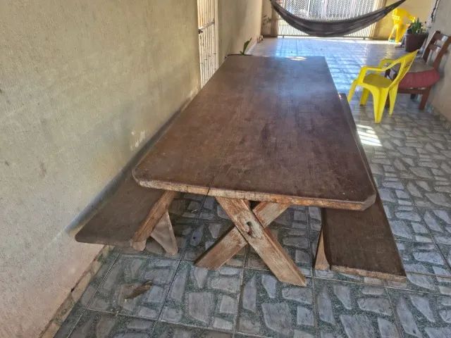 Mesa Madeira Maçica Angelim - Foto 4