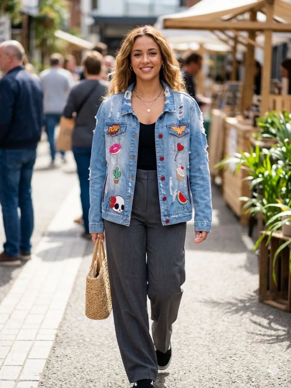 Jaqueta Jeans feminina 