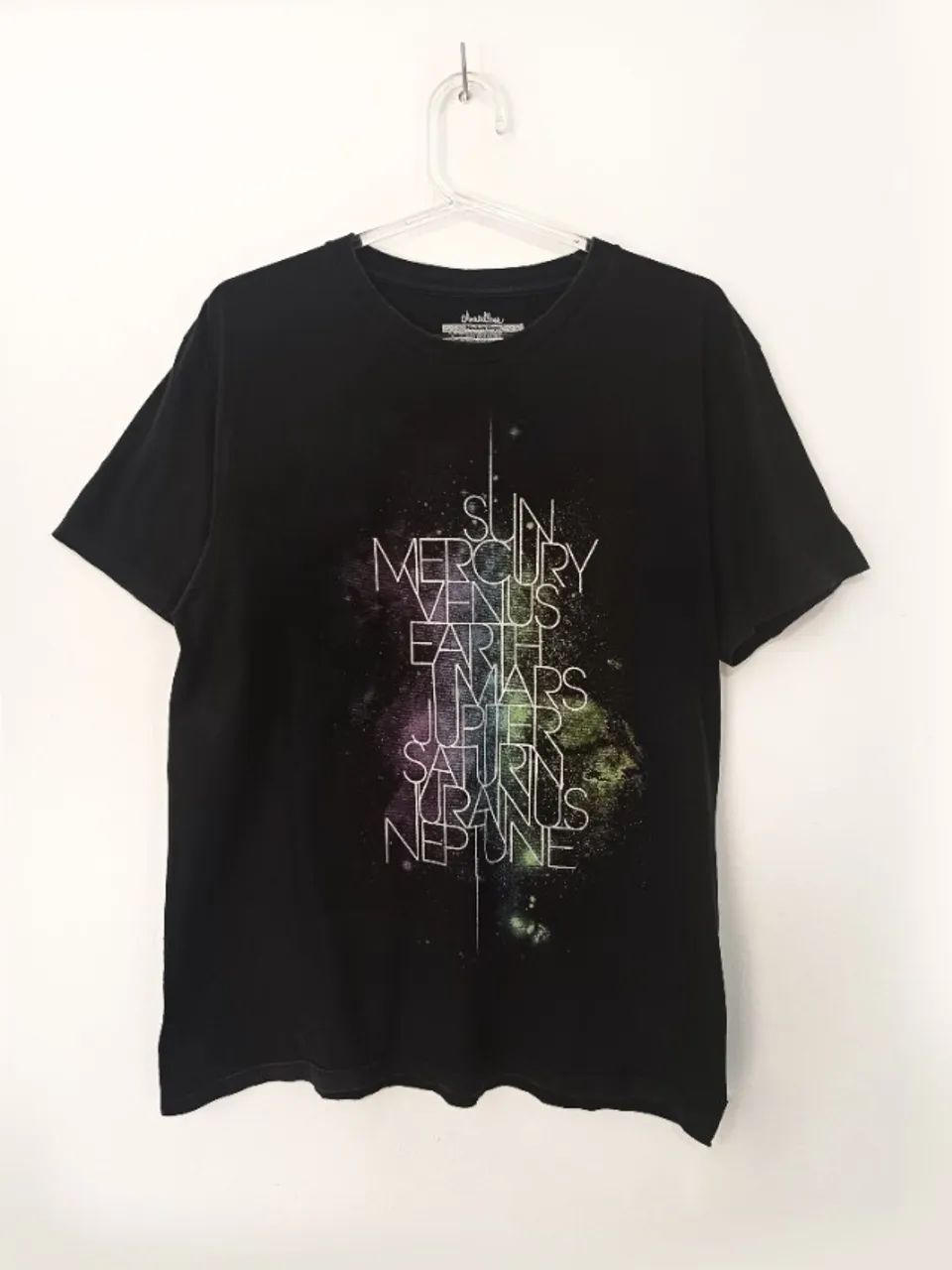 Camiseta Vintage Importada Threadless "Solar System" - Tam. M - Foto 3