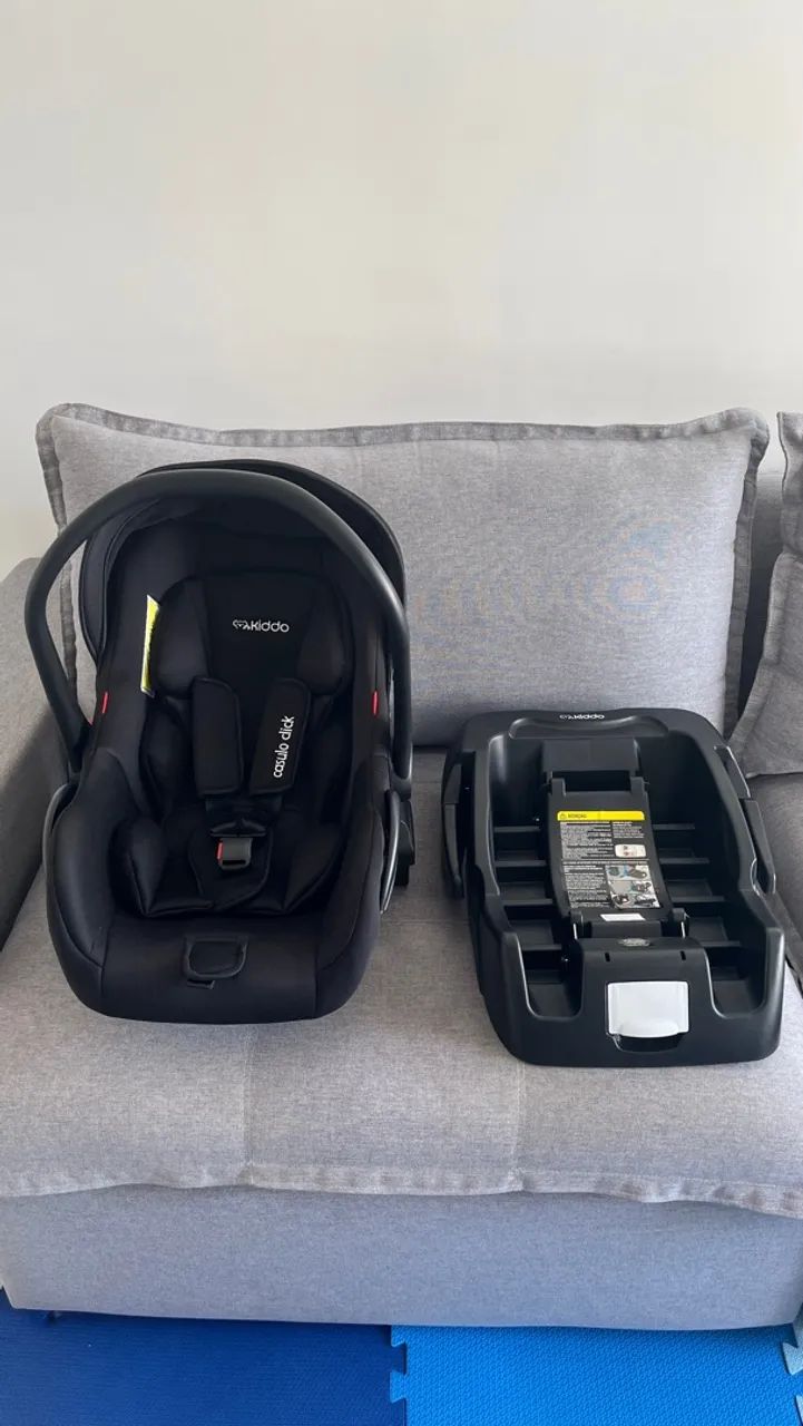 Cadeirinha Bebê Conforto Kiddo Casulo Click Universal mais Base - Foto 4