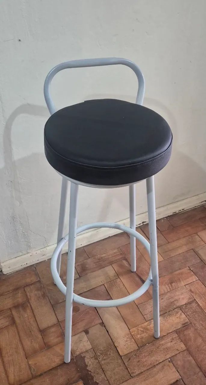 Banqueta alta estofada  - Foto 3