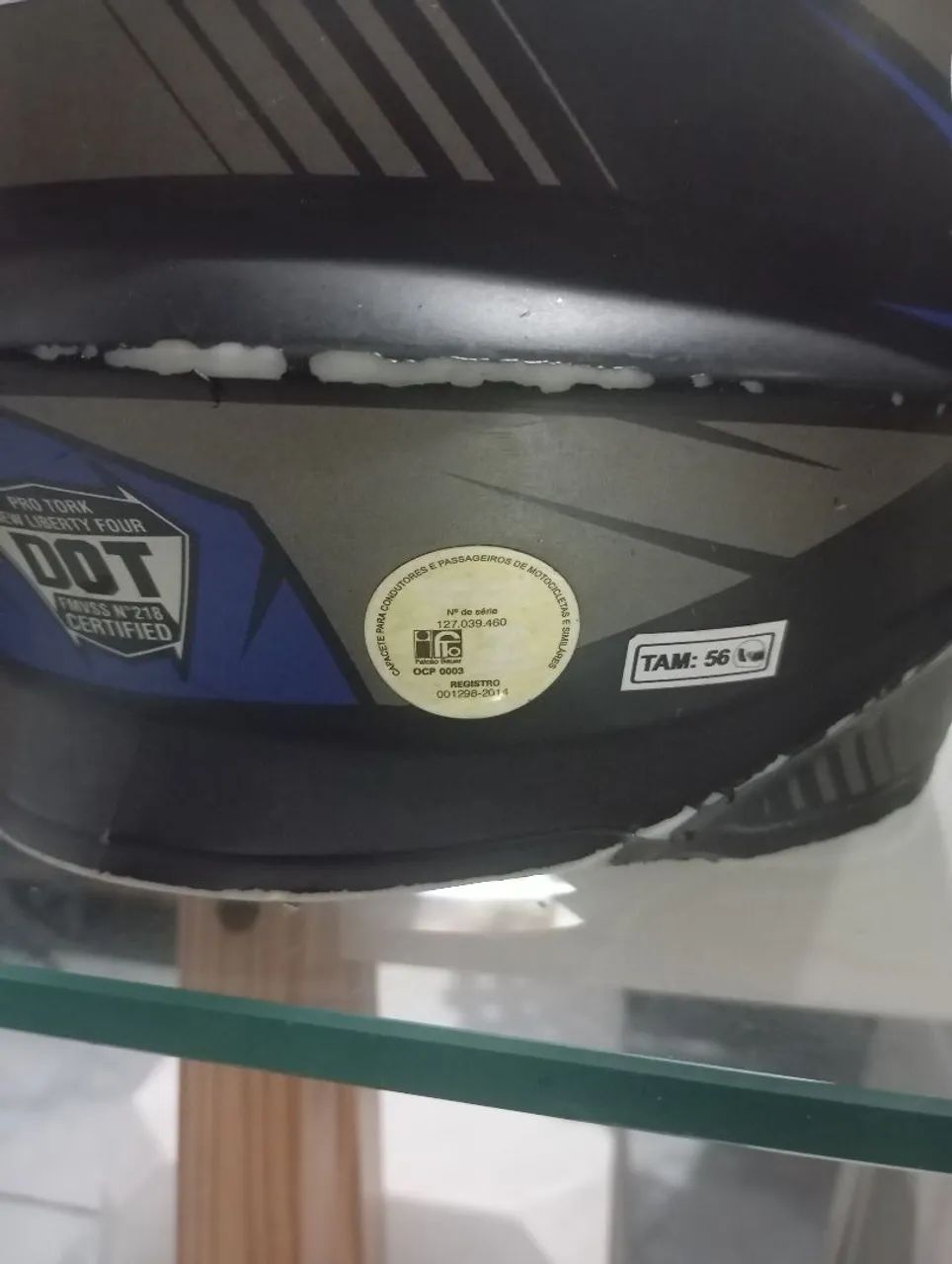 Vendo um capacete R8 pro Tork  - Foto 3