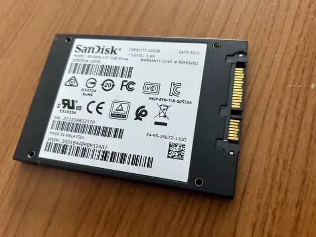 SSD SANDISK 120GB - Foto 4