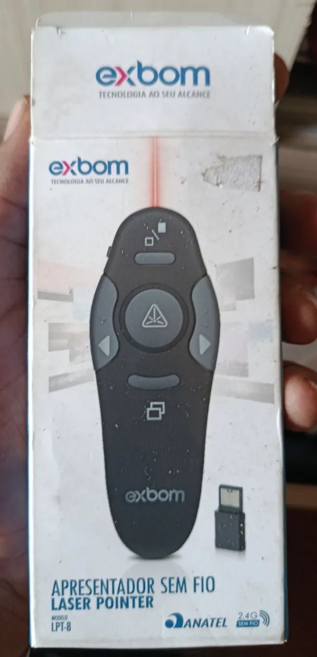 Apresentador Sem Fio Laser Pointer Exbom LPT-8 - Foto 2