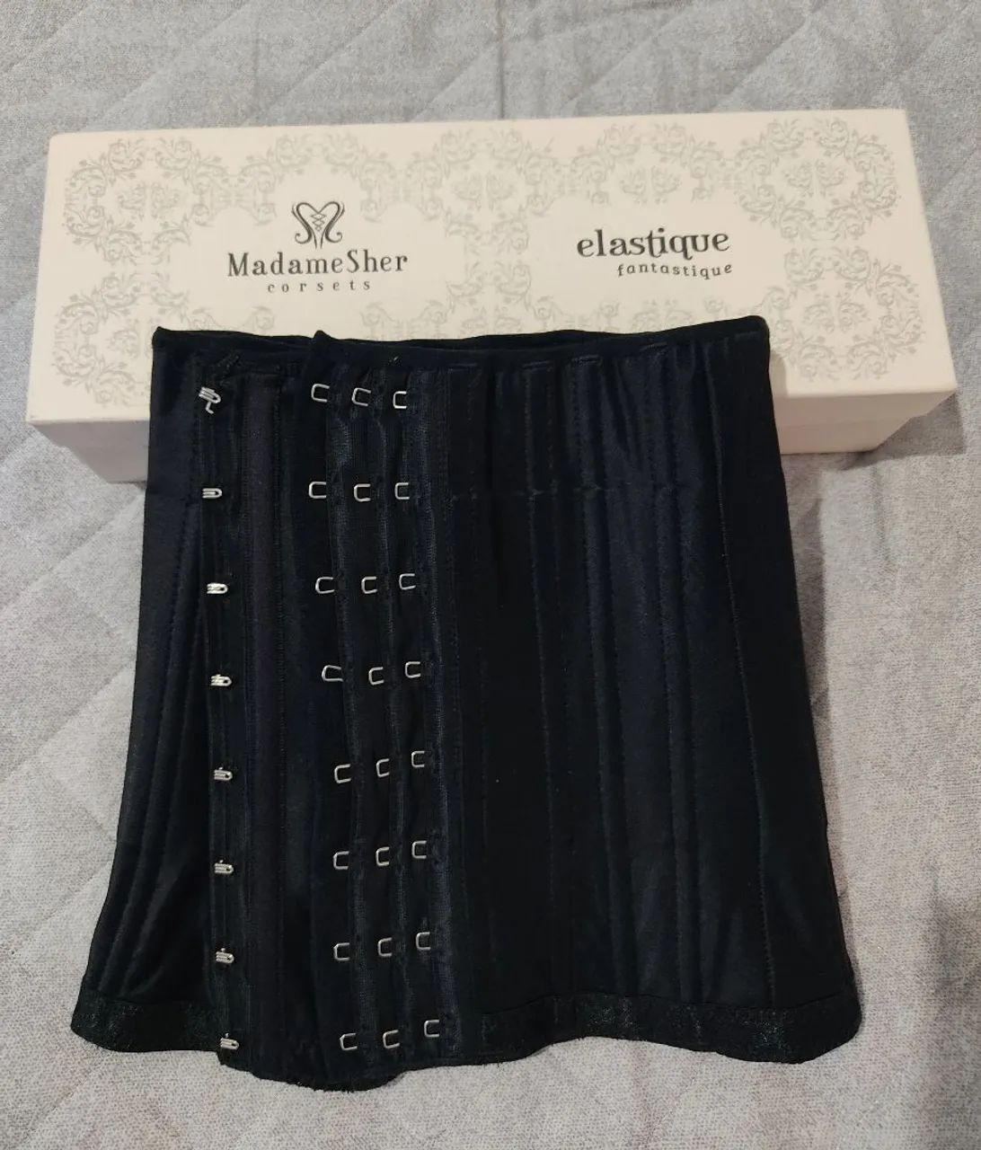 Corset Madame Sher Elastique Preto P