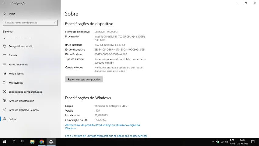 Notebook Positivo Core i3 / 4GB RAM / SSD 480GB / Windows 10 LTSC - Foto 4