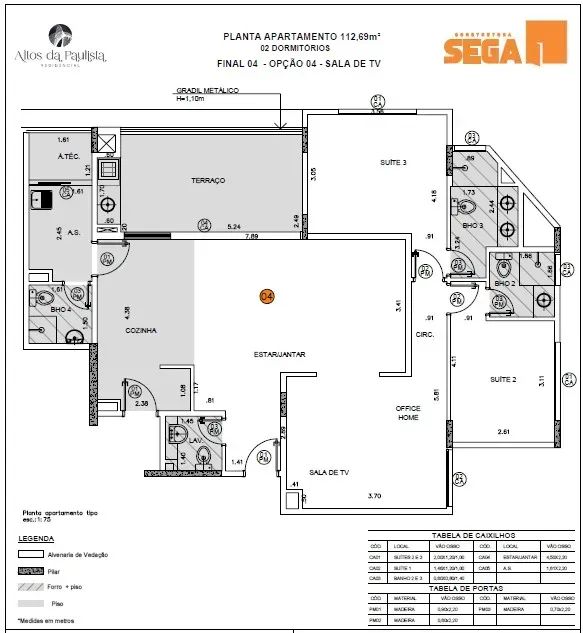 Apartamento para venda com 112 metros quadrados com 2 quartos - Foto 4