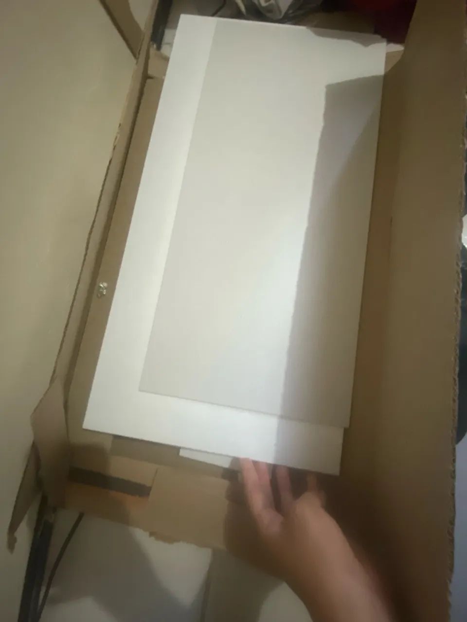 Penteadeira Kelan Suspensa Gaveta Multifuncional Prática Cor Branco - Foto 3