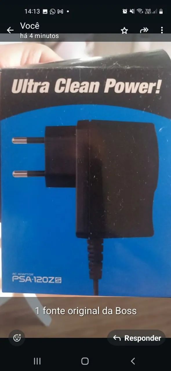 Fonte pedal Boss novinha