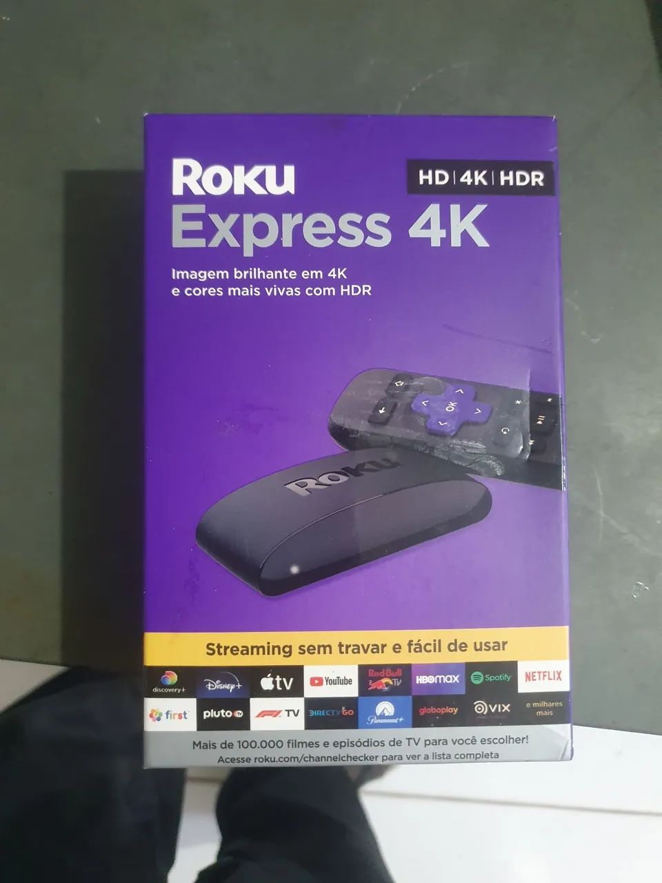 Caixa aparelho roku