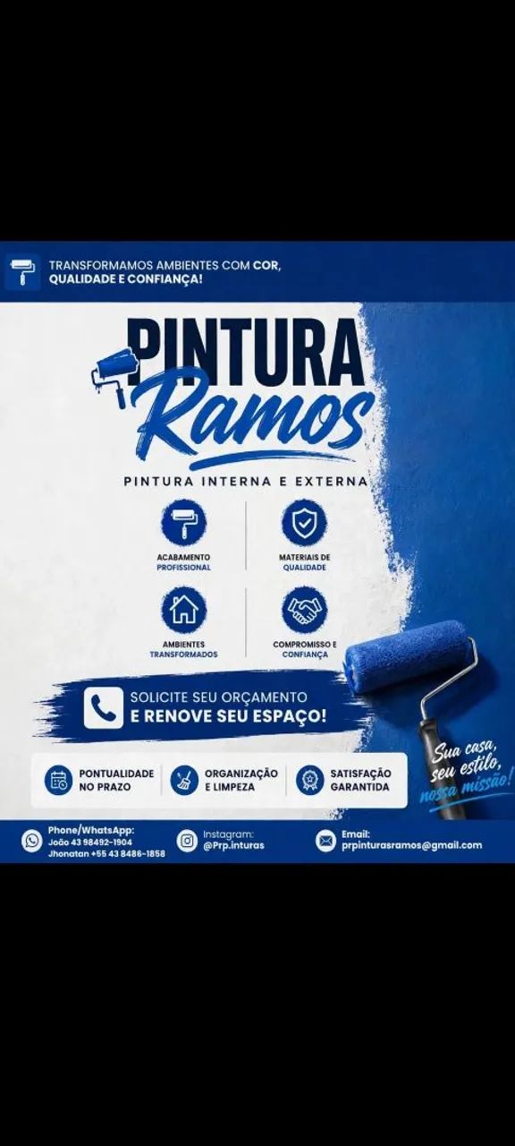 Pinturas em geral 