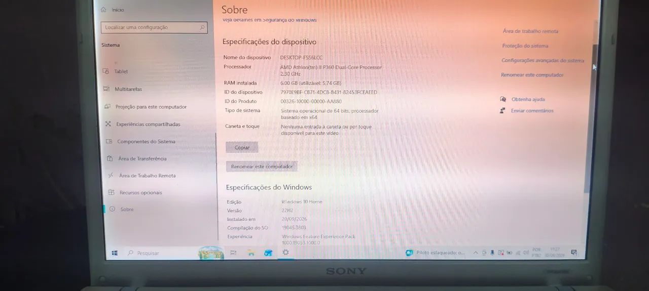 Notebook Sony vaio  - Foto 2