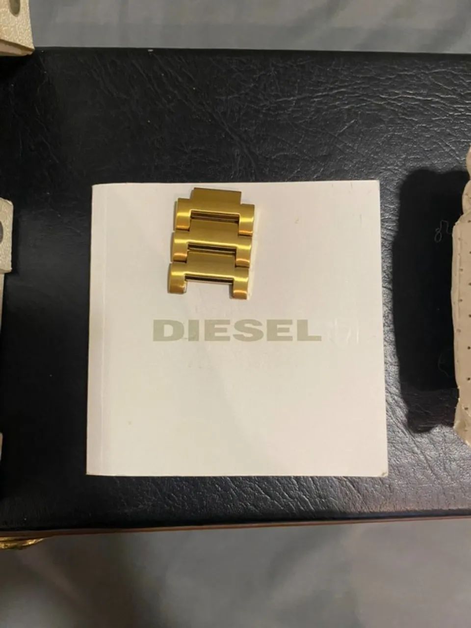 Diesel DZ4337 - Relógio de pulso dourado original completo - Foto 3