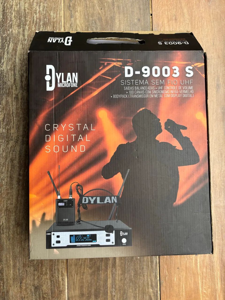 Sistema sem fio UHF Dylan D-9003 S com Microfone Headset
