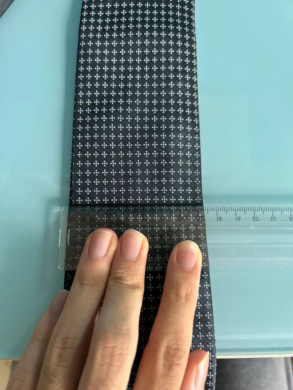Gravata slim - azul marinho - Foto 2