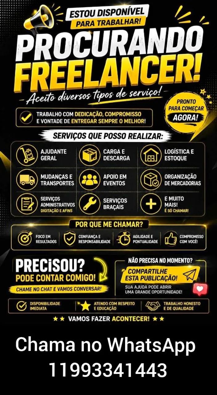 Faço free-lancer 