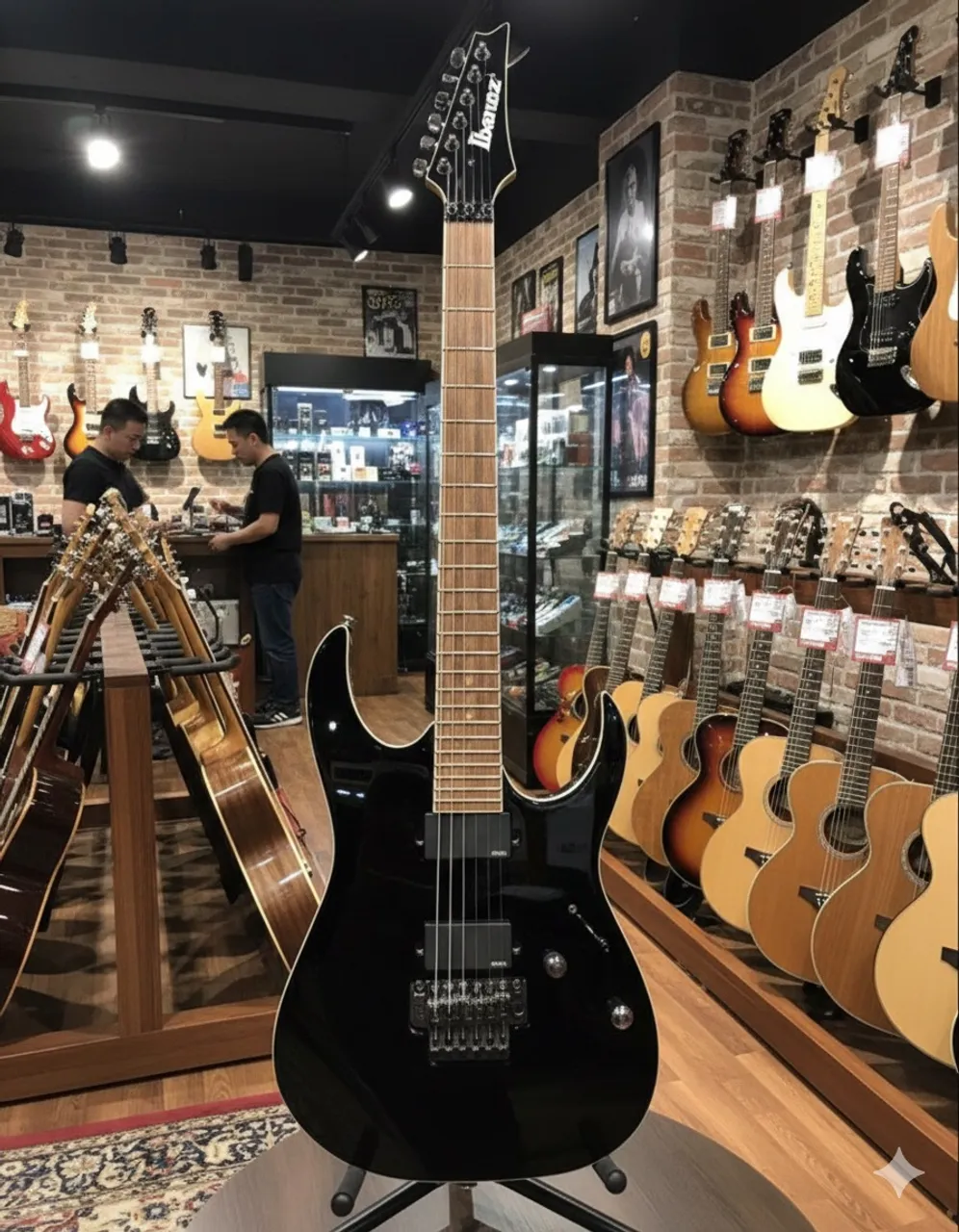Ibanez RGIX27 FEQM blue Iron label - Instrumentos musicais