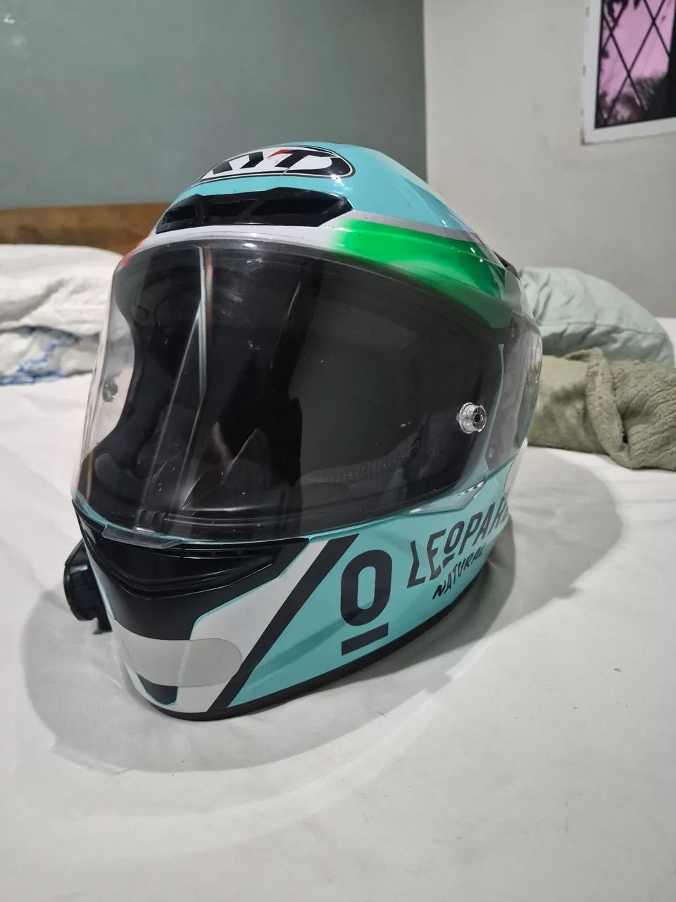 Capacete kyt leopard tamanho 60 - Foto 2