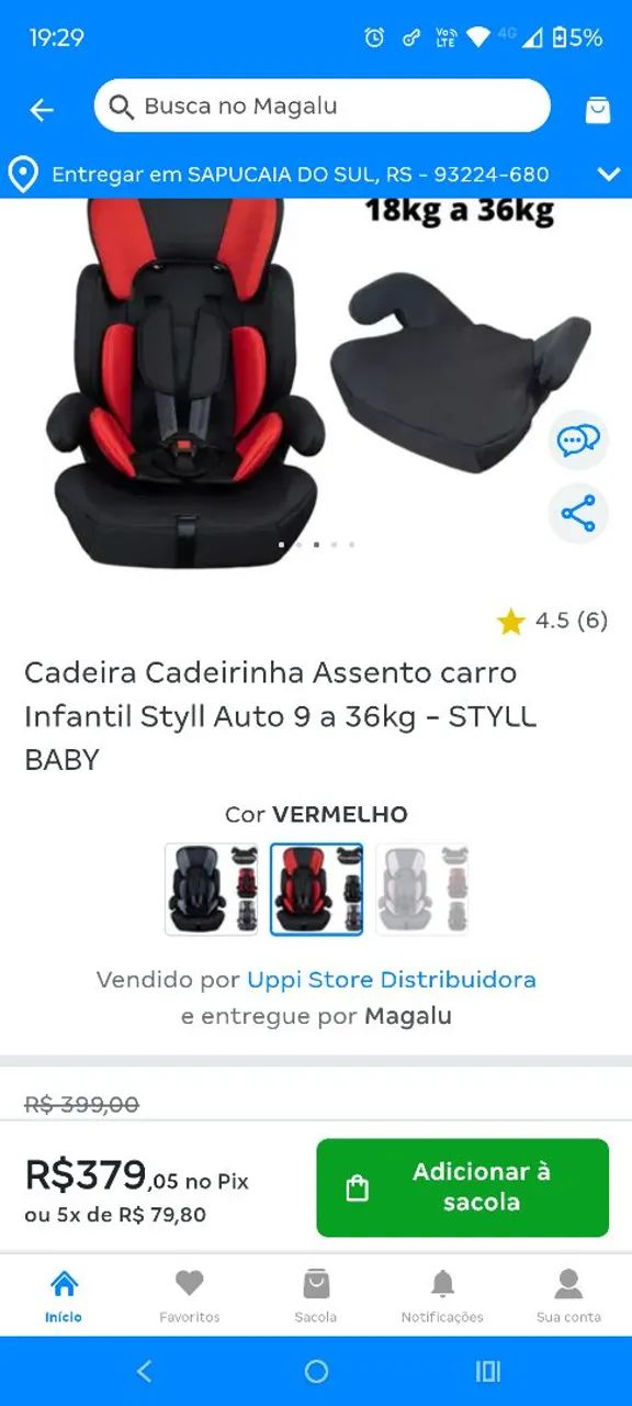 Cadeirinha de carro 9kg à 36kg - Foto 3
