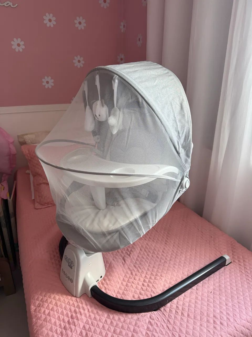 Cadeirinha De Descanso Balanço Bebê Elétrica Snug Maxi Baby - Foto 5