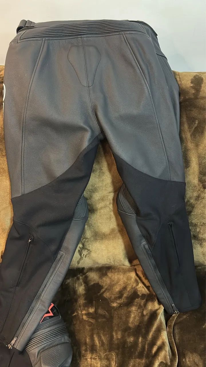 Jaqueta e calça couro alpinestars missile ignition tamanho M - Foto 4