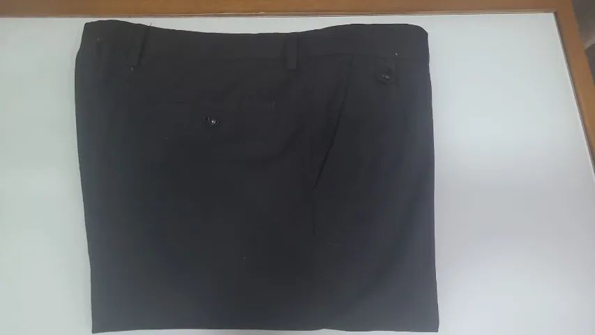 Calça preta social  da Zara  com botões para suspensório - Foto 3